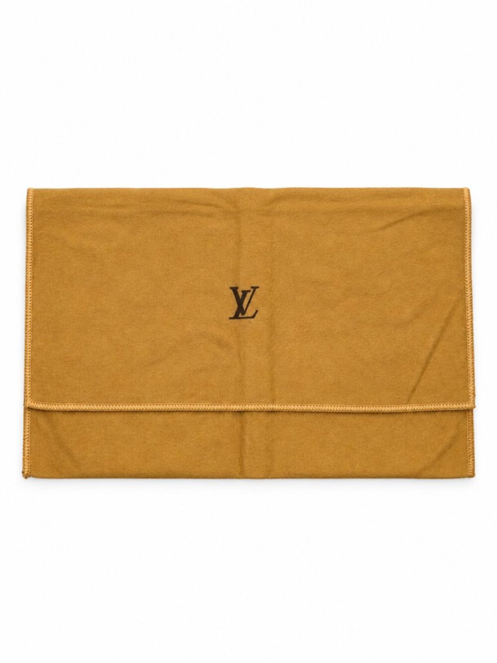Vintage Louis Vuitton LV Tan Dust Cover Storage Bag 12" x 7.5"